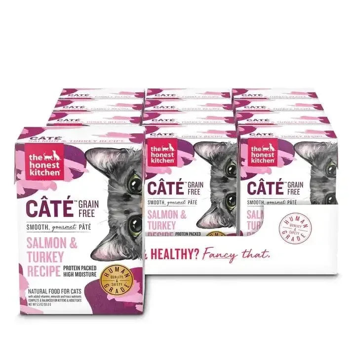 The Honest Kitchen Cate Grain Free Salmon & Turkey Pate Wet Cat Food 12/5.5oz - Talis Us