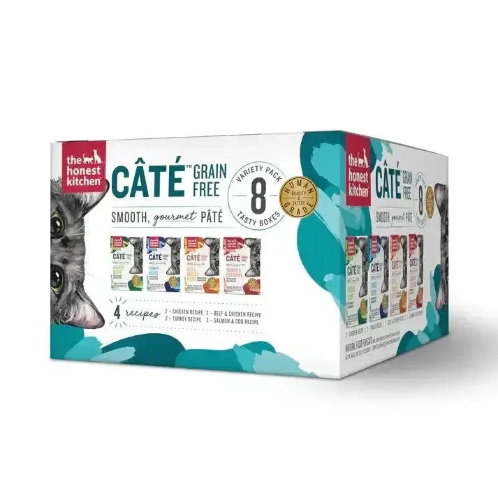 The Honest Kitchen Cate Grain Free Wet Cat Food Pate Variety Pack 8/5.5oz - Talis Us