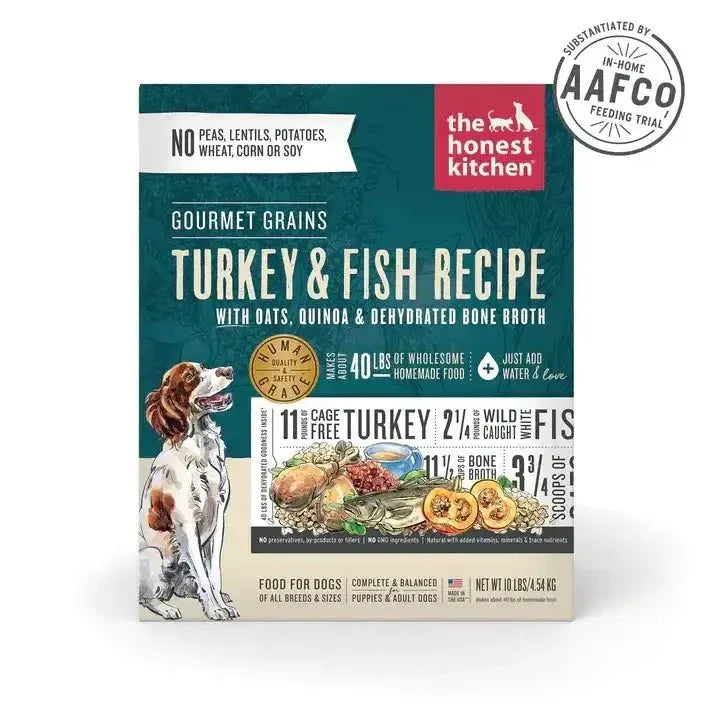The Honest Kitchen Dehydrated Gourmet Grains Turkey & White Fish Dog Food - Talis Us