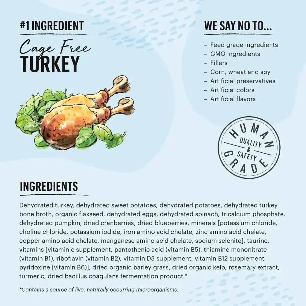 The Honest Kitchen Dehydrated Grain Free Turkey Cat Food - Talis Us