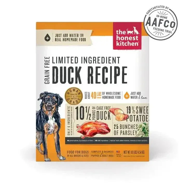 The Honest Kitchen Dehydrated Limited Ingredient Duck Recipe Dog Food, - Talis Us