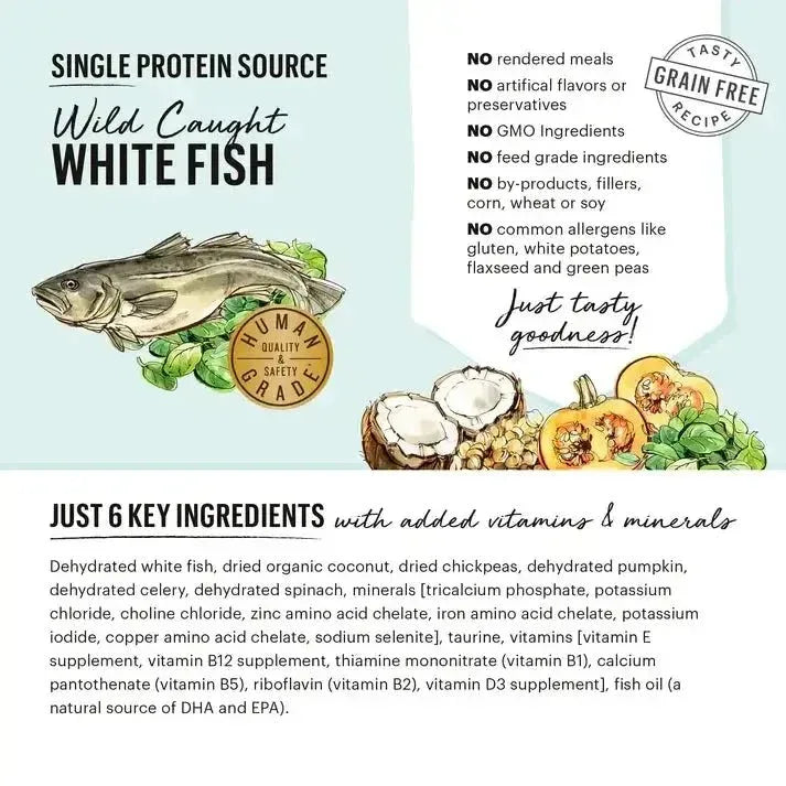 The Honest Kitchen Dehydrated Limited Ingredient Fish Recipe Dog Food - Talis Us