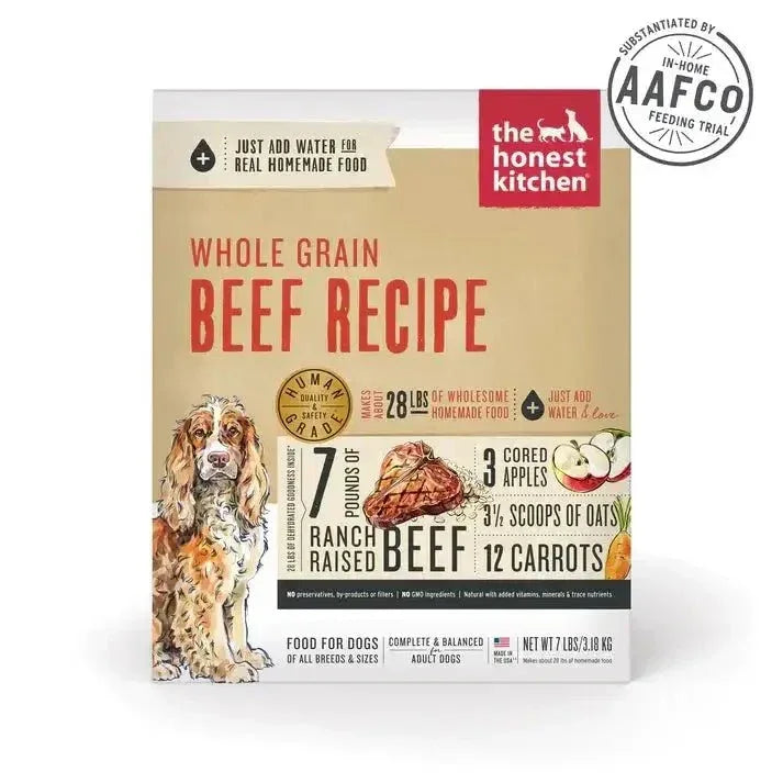 The Honest Kitchen Dehydrated Whole Grain Beef Recipe Dog Food - Talis Us