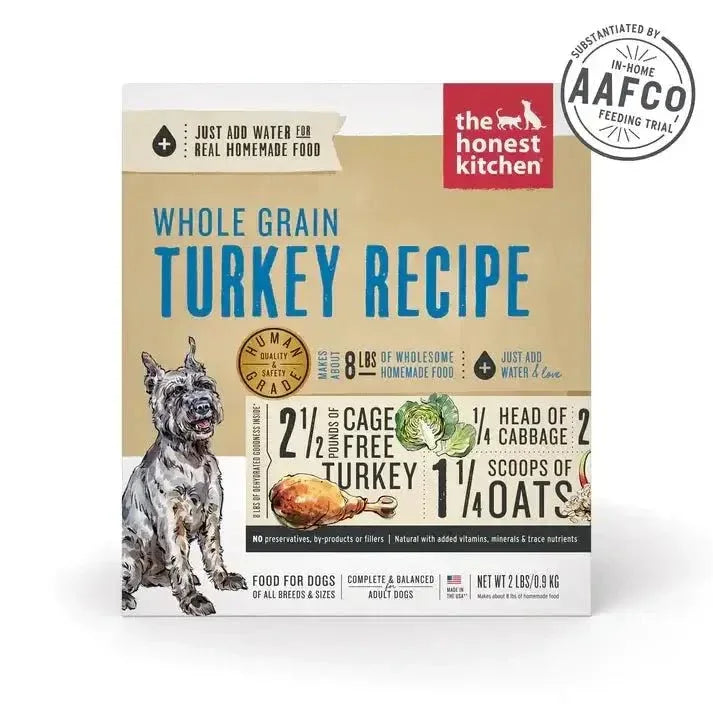 The Honest Kitchen Dehydrated Whole Grain Turkey Recipe Dog Food - Talis Us