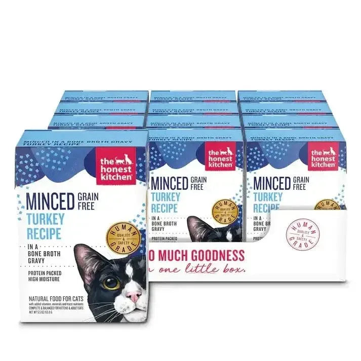 The Honest Kitchen Grain Free Minced Turkey in Bone Broth Gravy Wet Cat Food - Talis Us