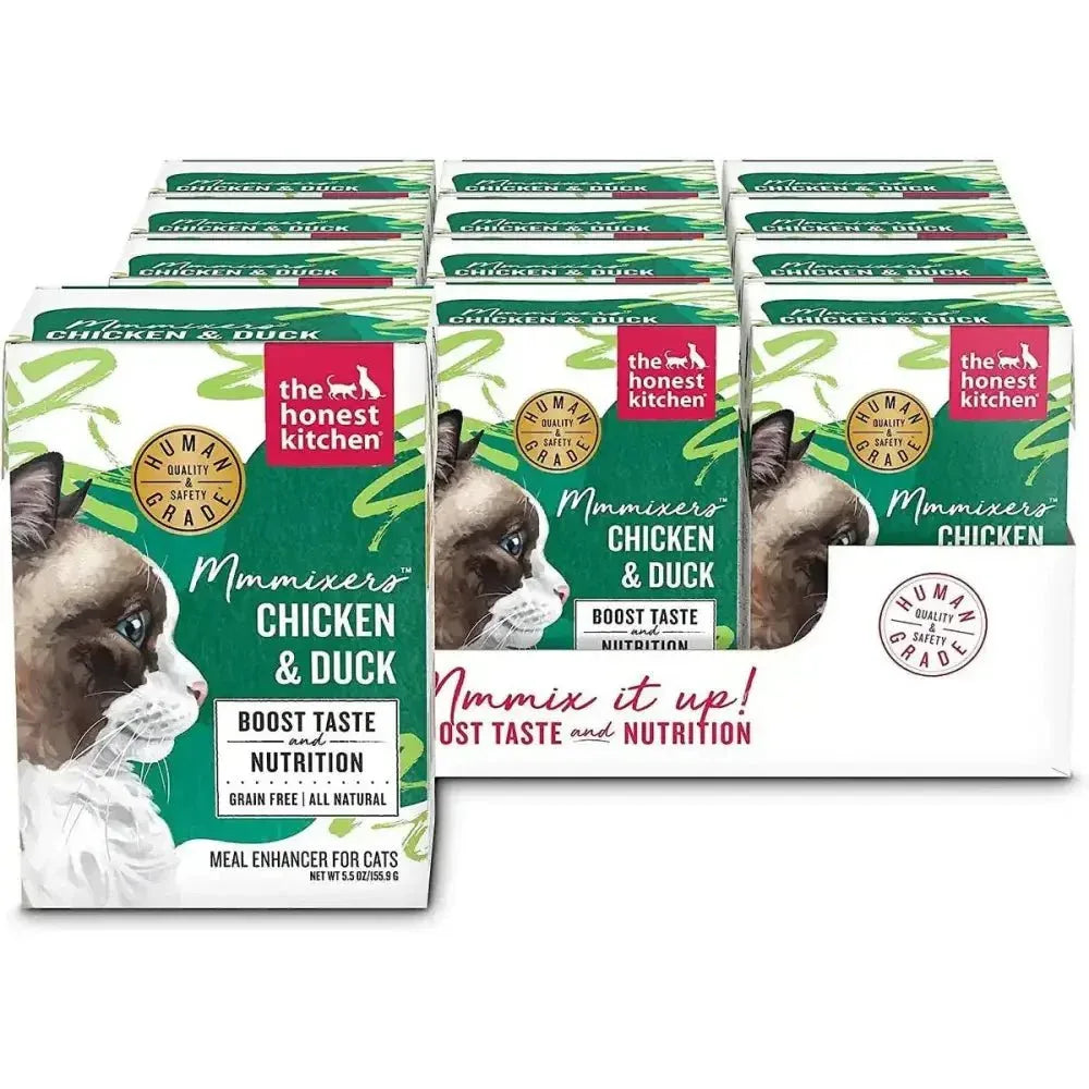 The Honest Kitchen Mmmixers Human Grade Chicken & Duck Cat Food Toppers 12/5.5oz - Talis Us