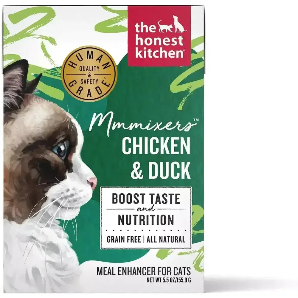 The Honest Kitchen Mmmixers Human Grade Chicken & Duck Cat Food Toppers 12/5.5oz - Talis Us