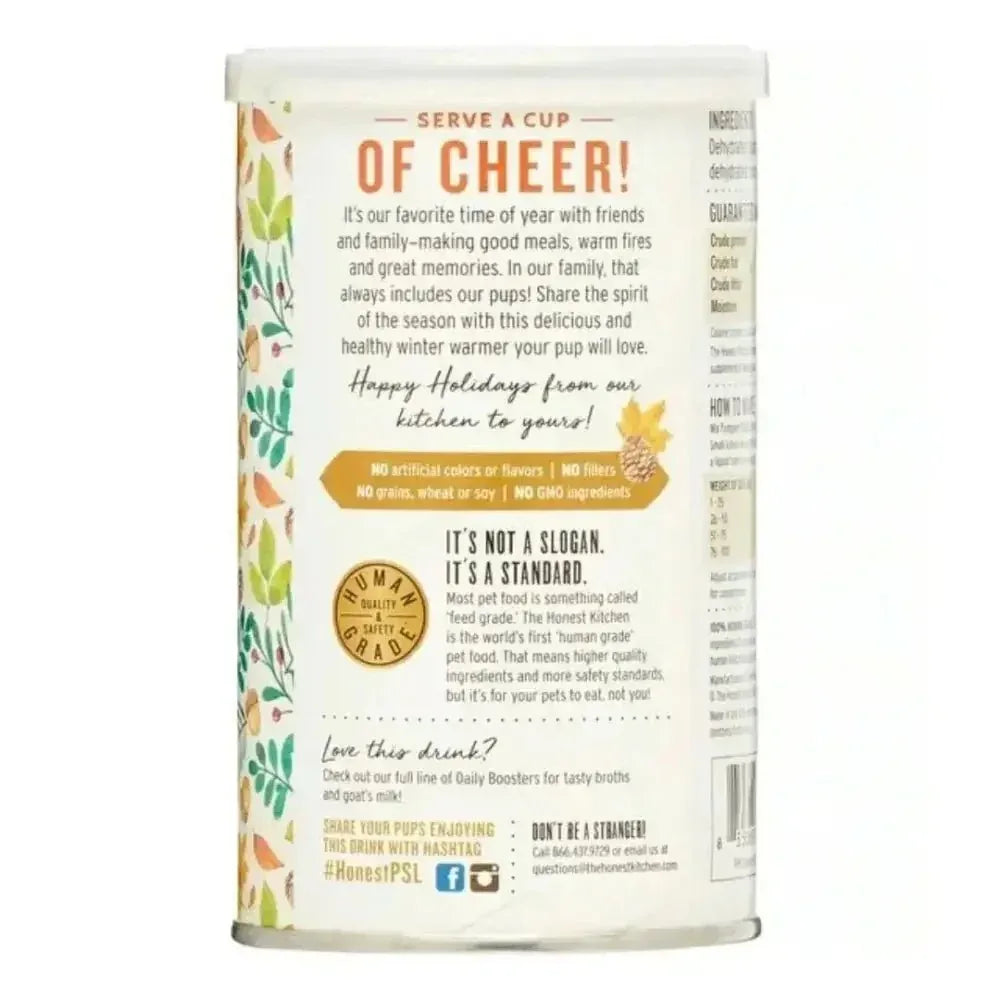 The Honest Kitchen Pumpkin Latte for Dogs - Treat & Nourish - Talis Us