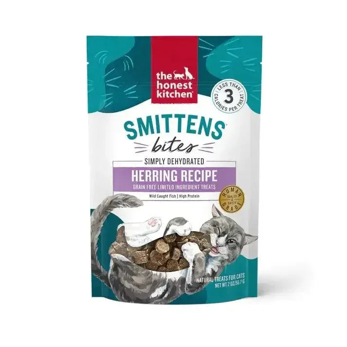 The Honest Kitchen Smittens Bites Simply Dehydrated Herring Recipe Natural Treats for Cats 2oz - Talis Us