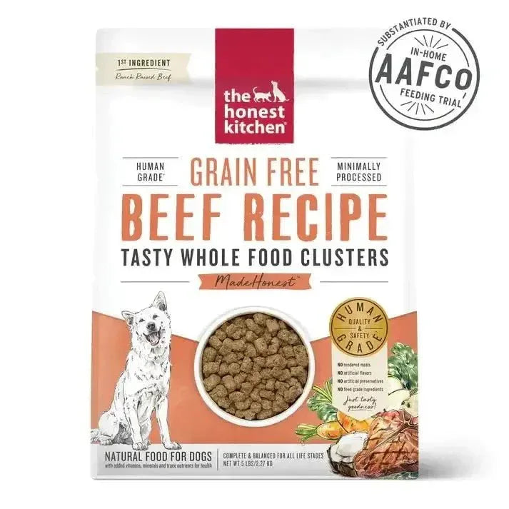 The Honest Kitchen Whole Food Clusters Grain Free Beef Dry Dog Food - Talis Us