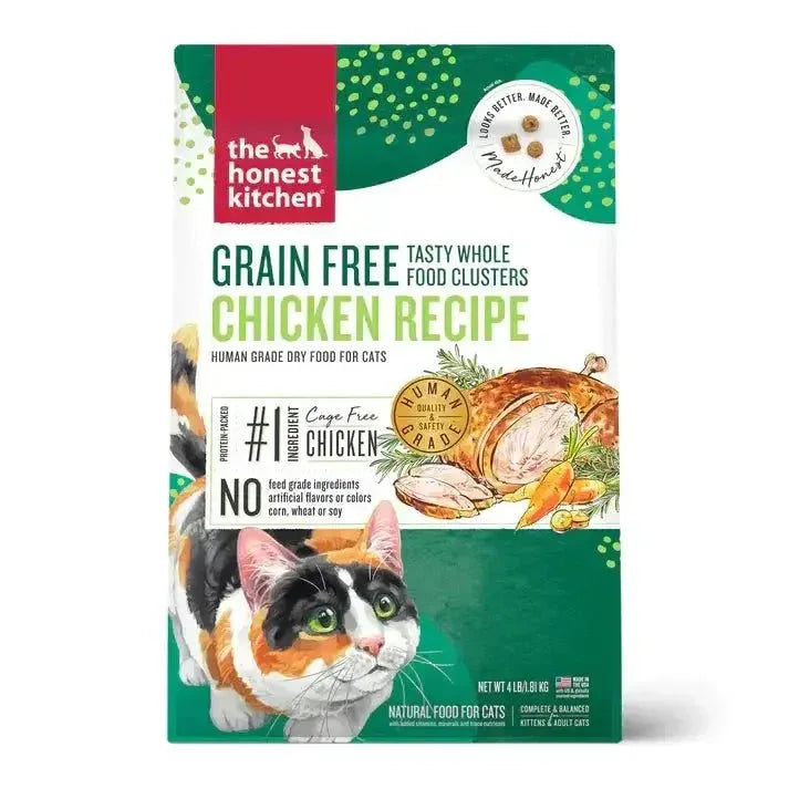 The Honest Kitchen Whole Food Clusters Grain Free Chicken Dry Cat Food - Talis Us
