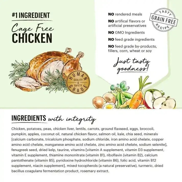 The Honest Kitchen Whole Food Clusters Grain Free Chicken Dry Dog Food - Talis Us
