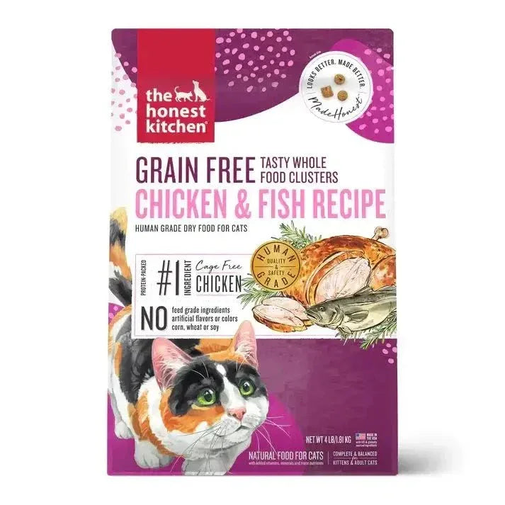 The Honest Kitchen Whole Food Clusters Grain Free Chicken & Fish Dry Cat Food - Talis Us