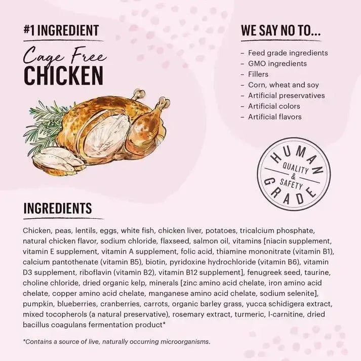 The Honest Kitchen Whole Food Clusters Grain Free Chicken & Fish Dry Cat Food - Talis Us