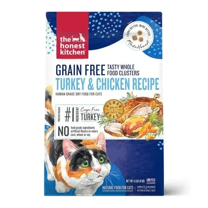 The Honest Kitchen Whole Food Clusters Grain Free Turkey & Chicken Dry Cat Food - Talis Us