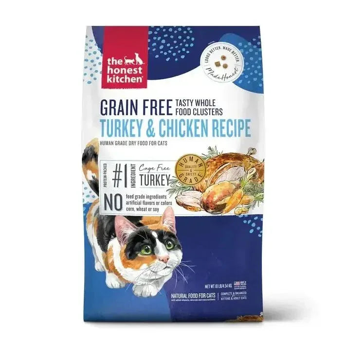 The Honest Kitchen Whole Food Clusters Grain Free Turkey & Chicken Dry Cat Food - Talis Us