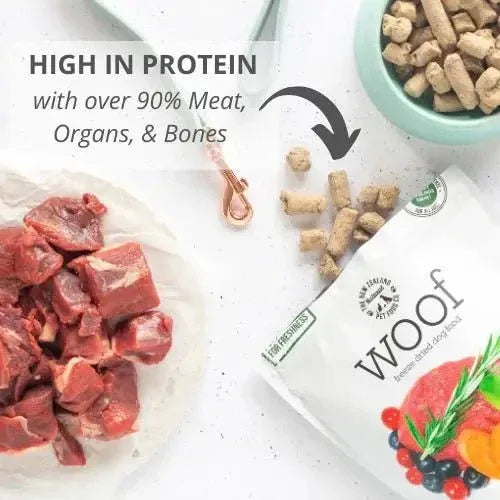 The New Zealand Natural Pet Food Co Woof Duck Freeze Dried Dog Food - Talis Us