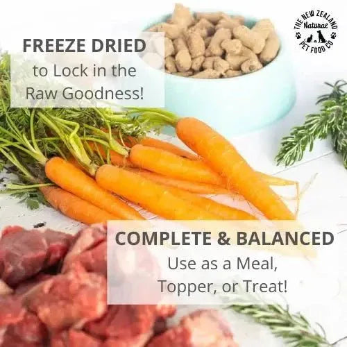 The New Zealand Natural Pet Food Co Woof Duck Freeze Dried Dog Food - Talis Us