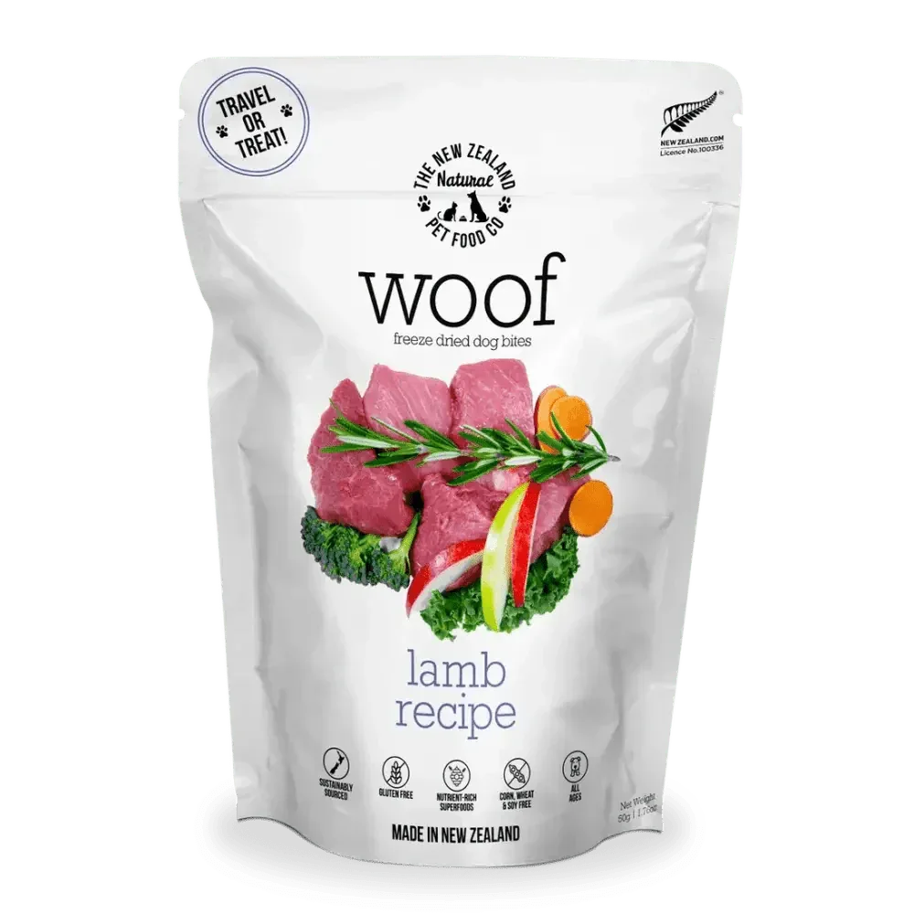 The New Zealand Natural Pet Food Co Woof Lamb Freeze Dried Dog Food - Talis Us