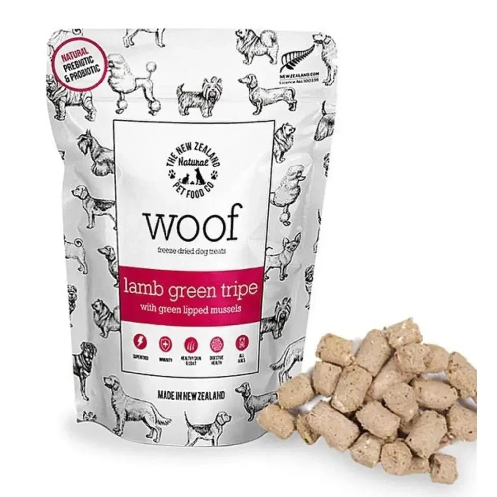 The New Zealand Natural Pet Food Co Woof Lamb Green Tripe Dog Food Topper 6.3oz - Talis Us