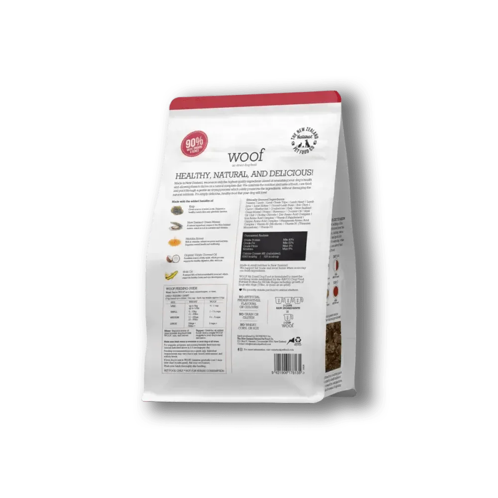 The New Zealand Natural Pet Food Co Woof Venison Air Dried Dog Food - Talis Us