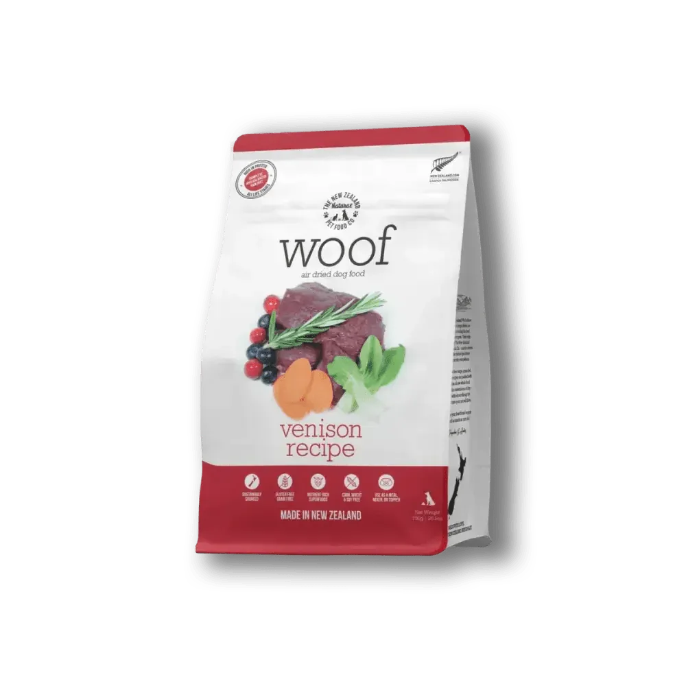 The New Zealand Natural Pet Food Co Woof Venison Air Dried Dog Food - Talis Us