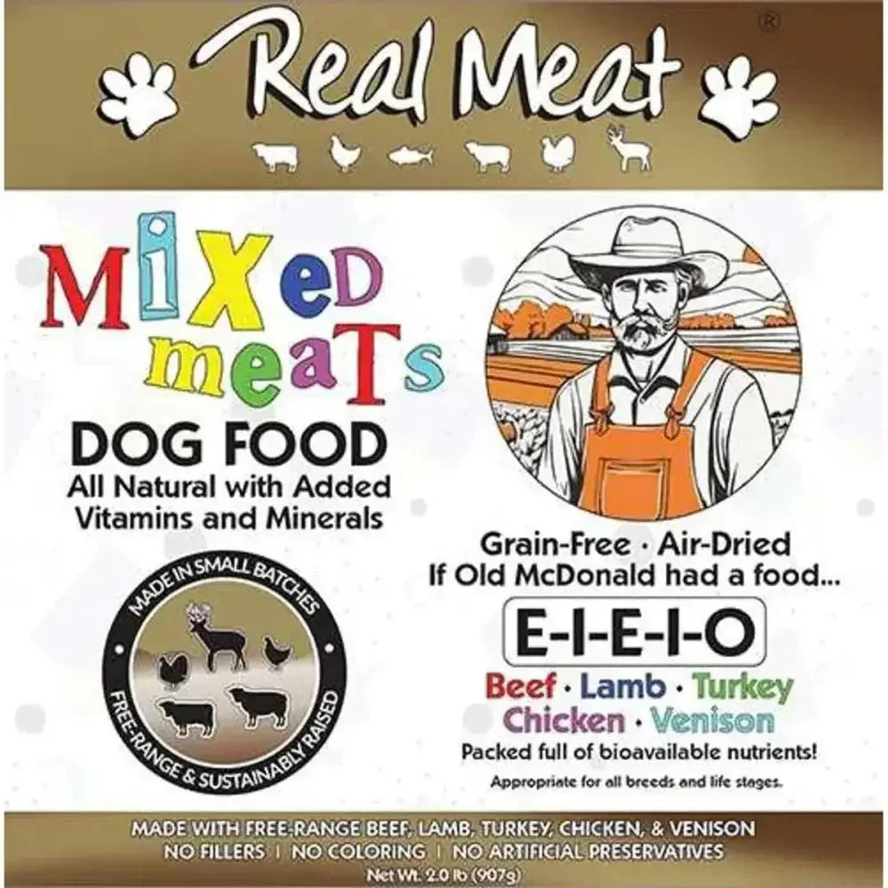 The Real Meat Air - Dried Mixed Meat Eeieeio Dog & Cat Food 2lb - Talis Us