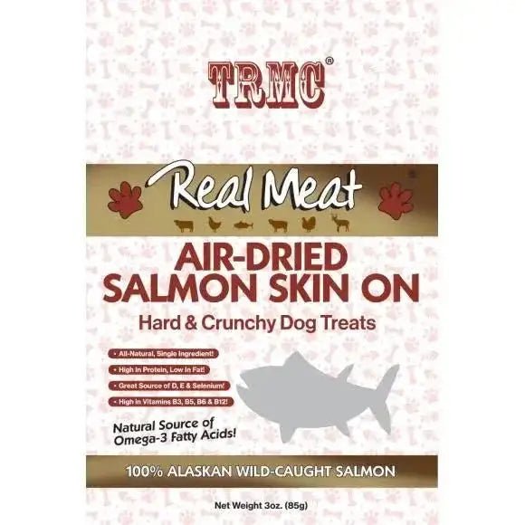 The Real Meat Company Air - Dried Salmon Skin On Dog Treats 3oz - Talis Us