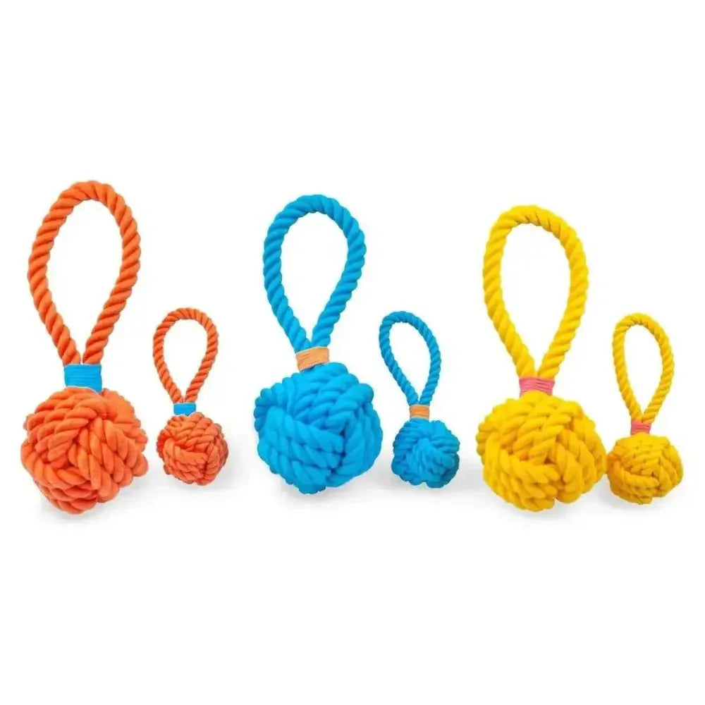 ThoozyPet Ball Tug Rope Dog Toy with Handle - Talis Us