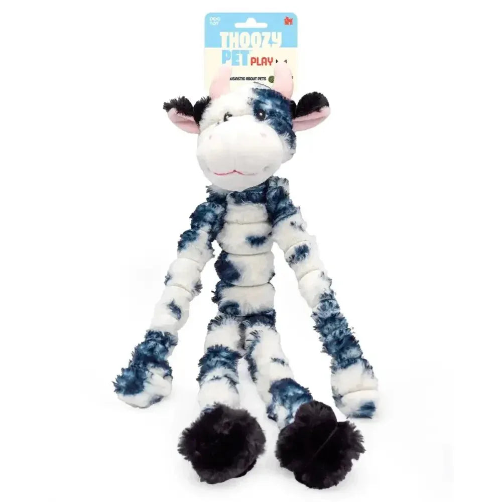ThoozyPet Cow Dog Tug Toy for Interactive Playtime 18" - Talis Us