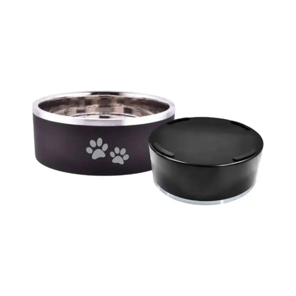 ThoozyPet Double Wall Dog & Cat Bowl with Paws - Talis Us