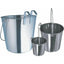 ThoozyPet Heavy Duty Flat Sided Pail with Two Hooks - Talis Us