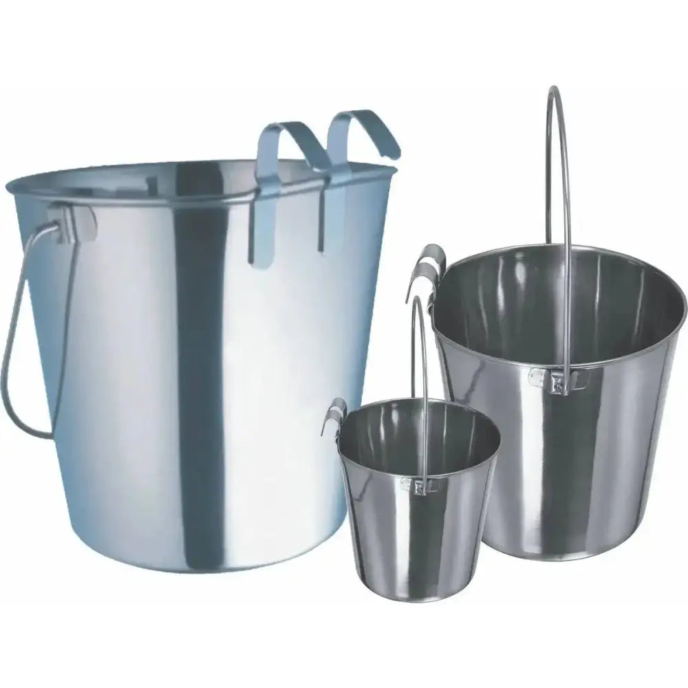 ThoozyPet Heavy Duty Flat Sided Pail with Two Hooks - Talis Us