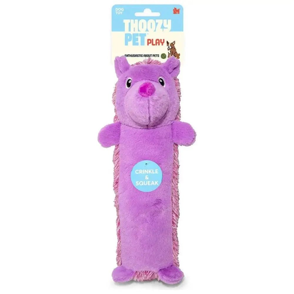 ThoozyPet Hedgehog Plush Dog Toy 13" - Talis Us