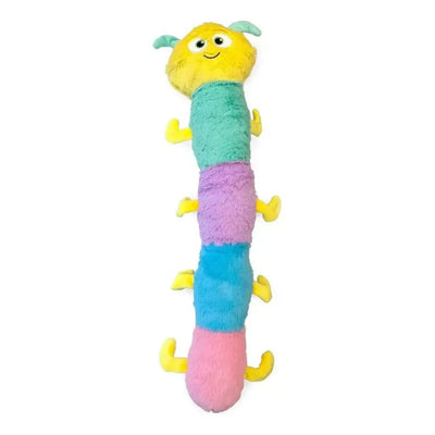 ThoozyPet Multi - Squeaker Caterpillar Plush Dog Toy 21" - Talis Us
