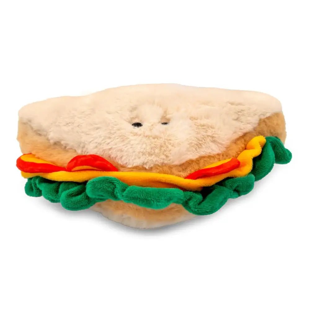ThoozyPet Sandwich Dog Toy - Soft and Fun Plush Plaything 8” - Talis Us