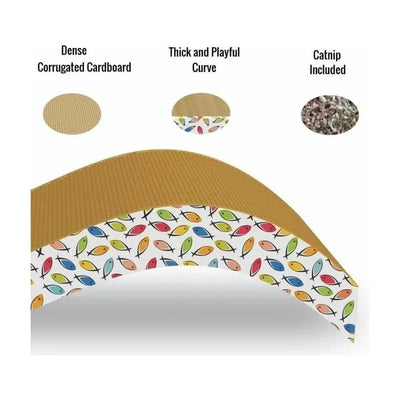 ThoozyPet Shallow Wave Cat Scratcher - Talis Us