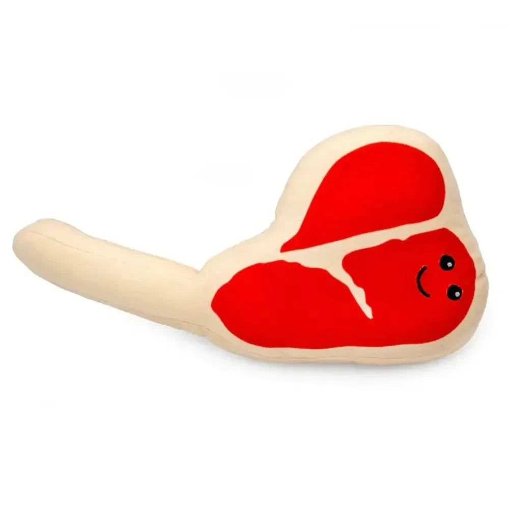 ThoozyPet TBone Steak Dog Toy - Fun & Chewable Plush 10” - Talis Us