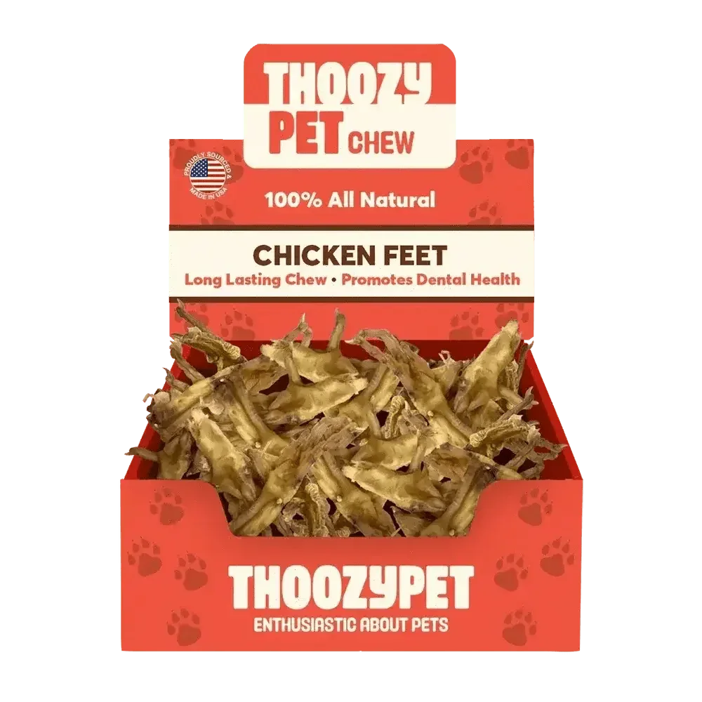 ThoozyPet USA - Sourced Chicken Feet Dog Chews 20ct - Talis Us