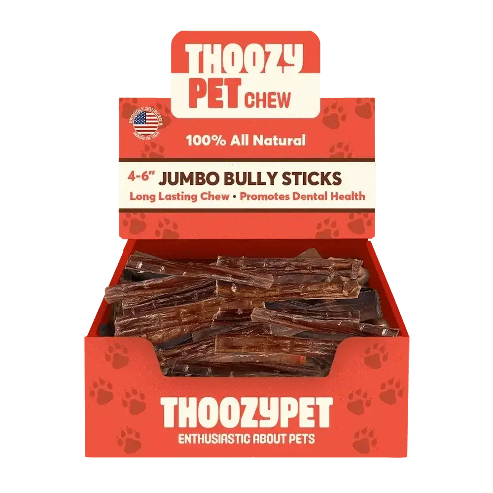 ThoozyPet USA - Sourced Jumbo Beef Bully Stick Dog Chews - Talis Us