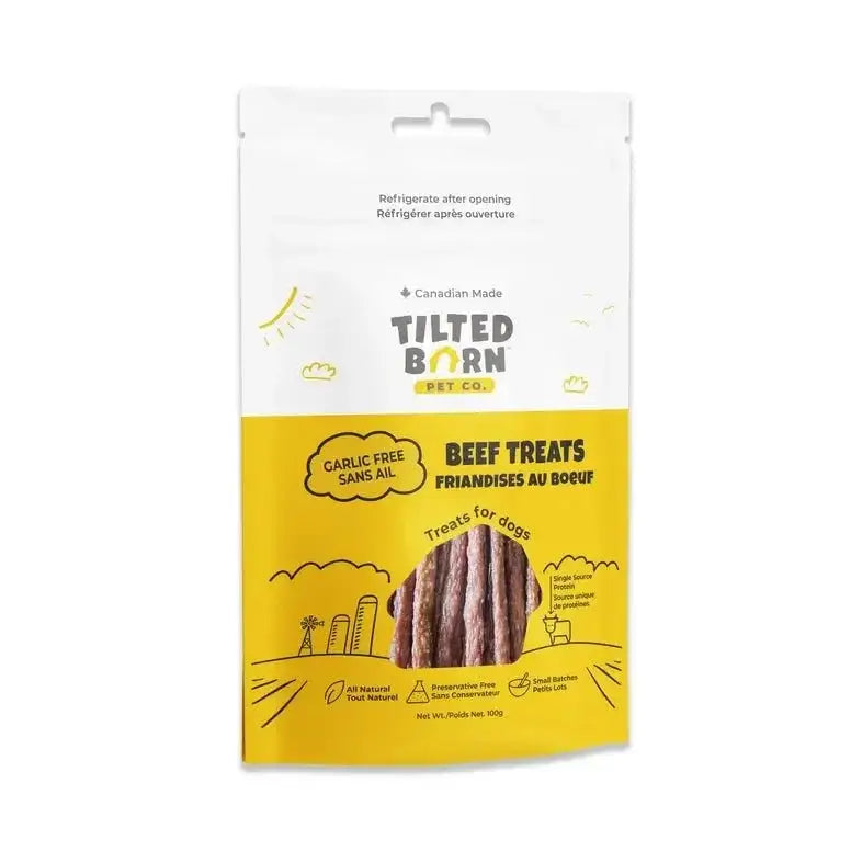 Tilted Barn Pet Beef Recipe No Garlic Soft & Chewy Dog Treats 3.53oz - Talis Us