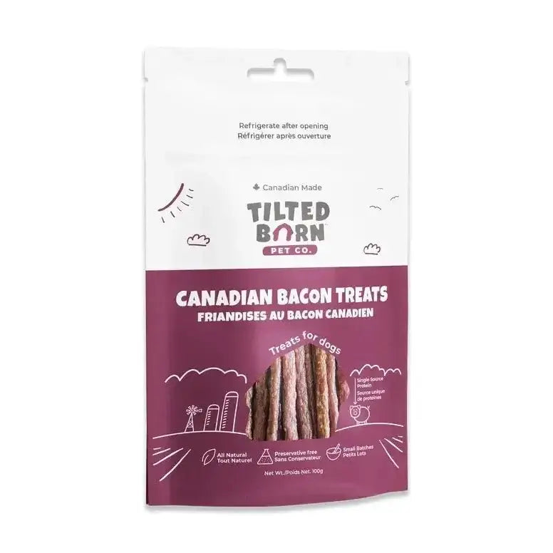 Tilted Barn Pet Canadian Bacon Recipe Dog Treats 3.53oz - Talis Us