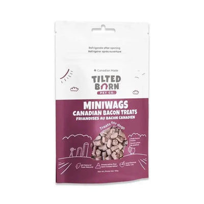 Tilted Barn Pet Canadian Bacon Recipe Miniwags Dog Treats 3.53oz - Talis Us