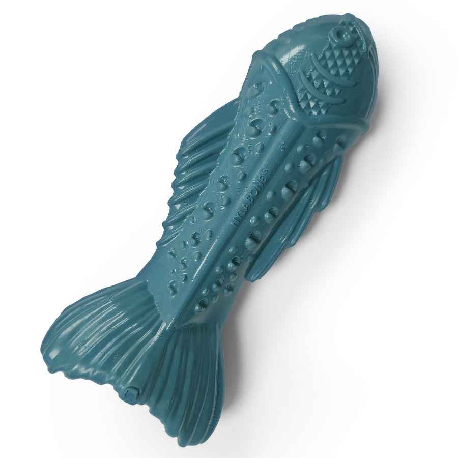 Nylabone Power Chew Love Our Oceans Textured Fish Dog Chew Toy