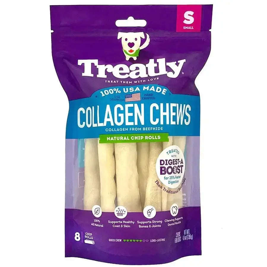 Treatly Collagen Chew Rolls Dog Treats - Talis Us