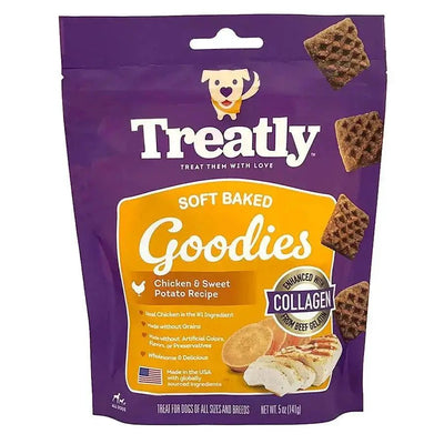 Treatly Soft Baked Goodies Dog Treats 5 oz - Talis Us