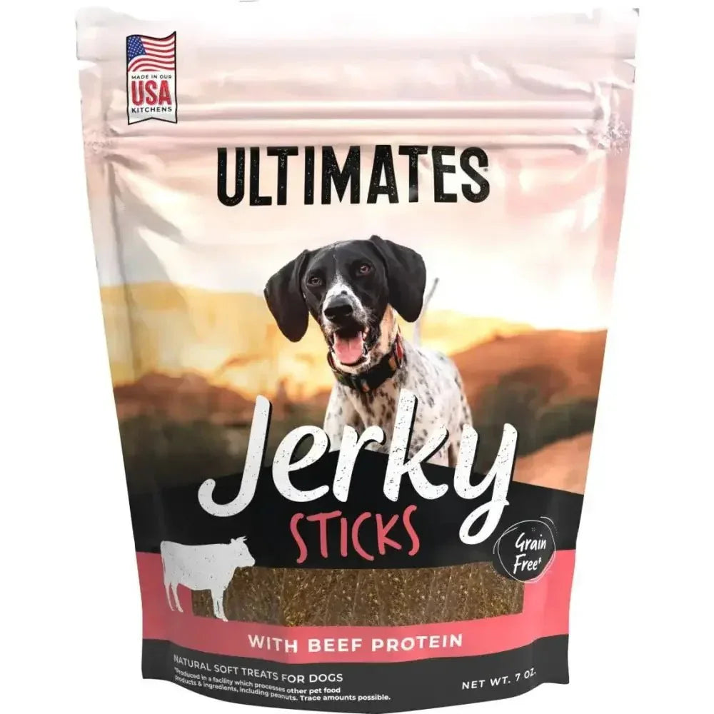 Ultimates Jerky Sticks Dog Treats Beef, 7 oz - Talis Us
