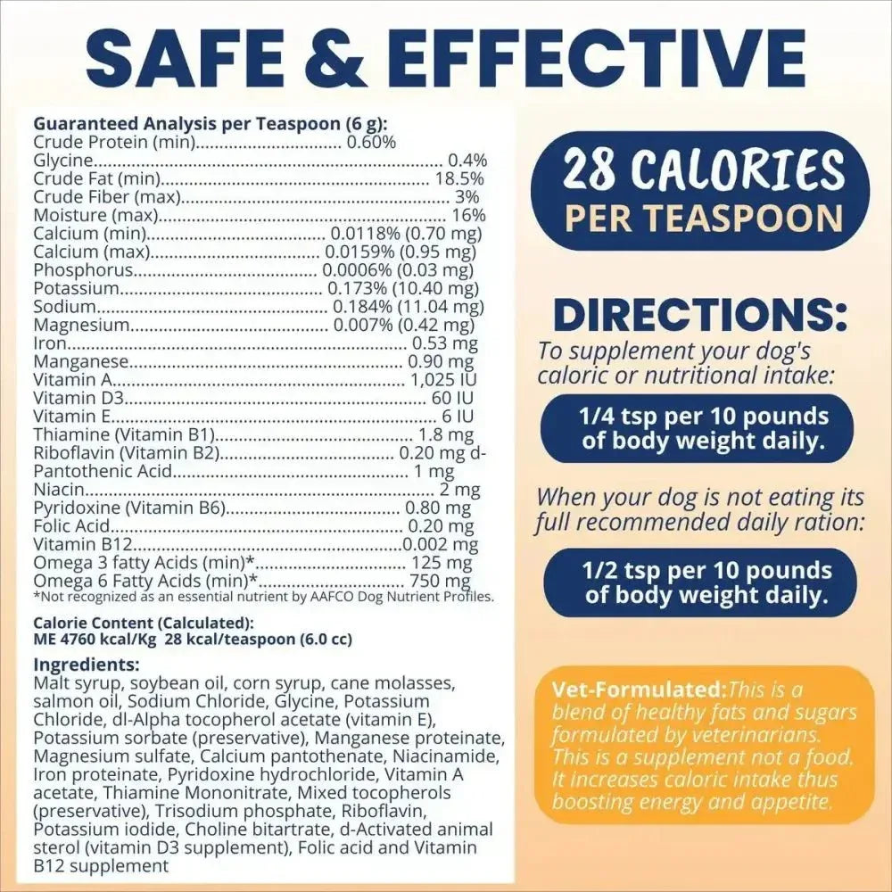 Under the Weather Ready Cal Plus w Electrolytes Squeezable for Dogs 3.5oz - Talis Us