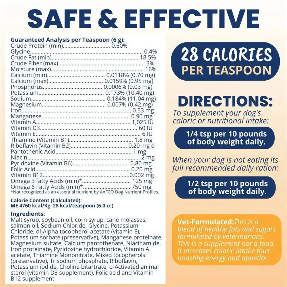 Under the Weather Ready Cal Plus w Electrolytes Squeezable for Dogs 3.5oz - Talis Us