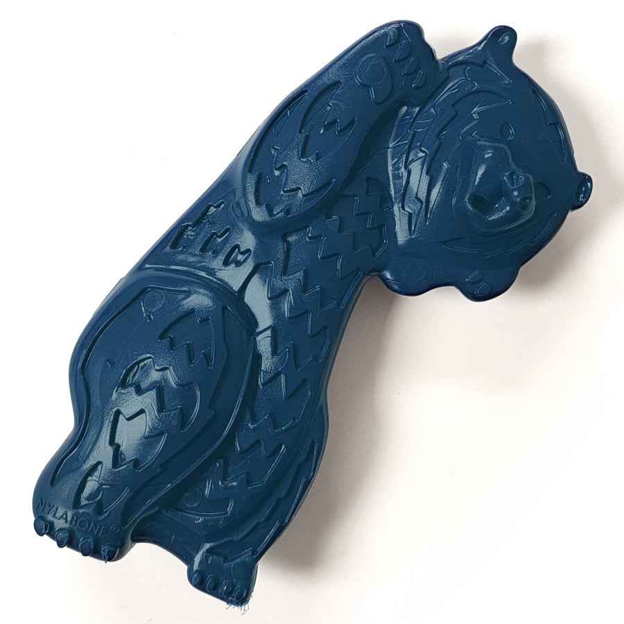 Nylabone Power Chew Love Our Oceans Teddy Bear Bone Dog Chew Toy